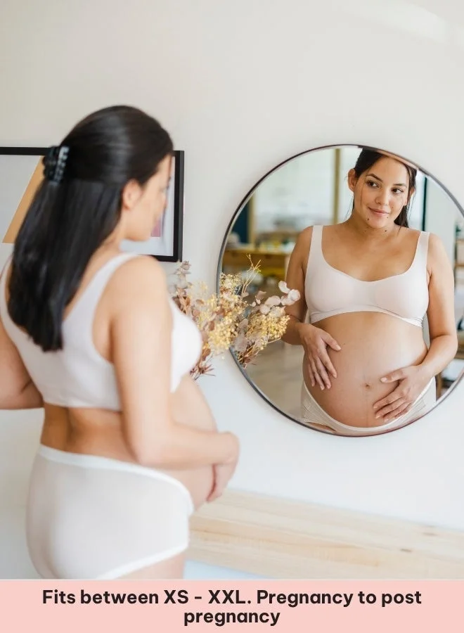 Intimate Queen Light Pink, Light Blue Corn Bae Maternity Lacy Boy Shorts – Ultra-Soft, No Roll-Ups & Gusset Support, Full Coverage Comfort for Every Trimester (Pack Of 2) for Women | Best Price UAE